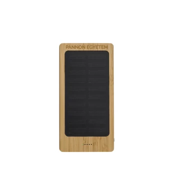 Bambusz powerbank, 8000 mAh, natúr