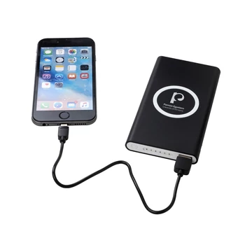 4000 mAh powerbank, fekete